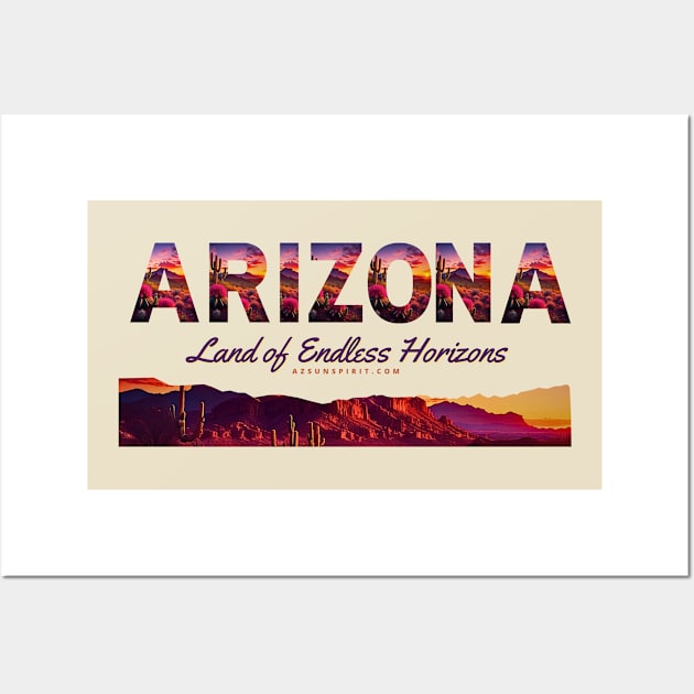 Arizona Sun Spirit Slogan Series Wall Art by Arizona Sun Spirit